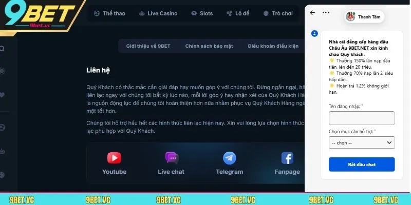 Dùng email đối với trường hợp cần cung cấp hình ảnh